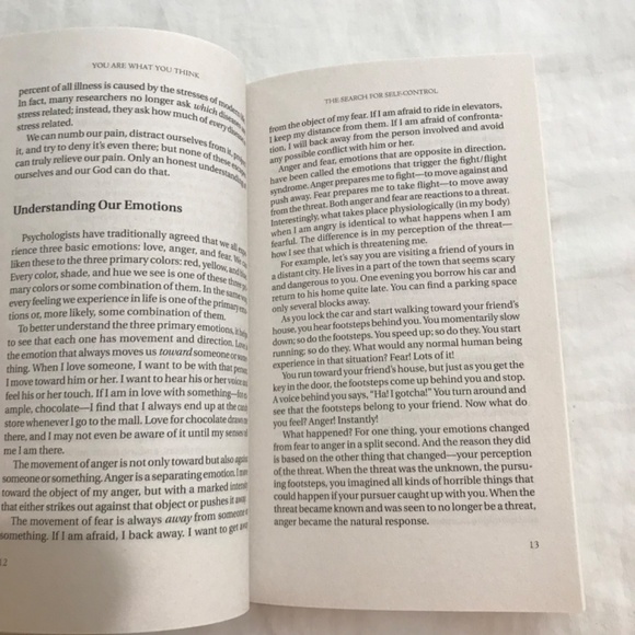 ๐3/$35 You Are What You Think Book by David Stoop Paperback Self-Help - Picture 5 of 6